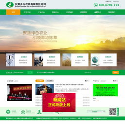 安徽豐樂農化網站建設 打造數字化農業服務平臺